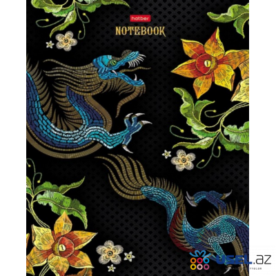 Business notebook in "Chinese dragon" checkered pattern